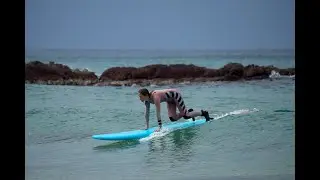 How to take off (pop up) on a surfboard for beginners
