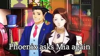 Phoenix Wright's New Question for Mia Fey