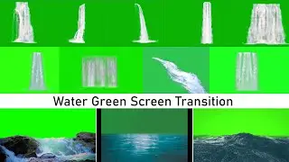 Water Green Screen, Water Green Screen video, waterfall green screen video, Water, 