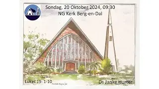 Berg-en-Dal Kerk, Sondag, 20 Oktober 2024, Ds. Janke Hurter
