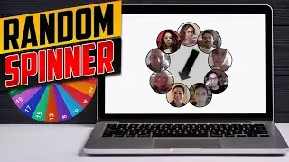 Random Spinner People Caller Wheel in PowerPoint