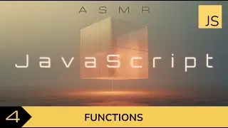 ❲ASMR❳ JavaScript Coding ❖ Functions ❖ Keyboard & Rain Sounds #4