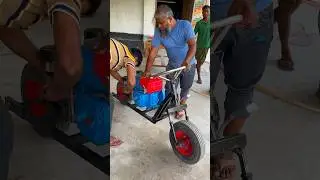 Diy Disel Engine Bike #shortsfeed #automobile