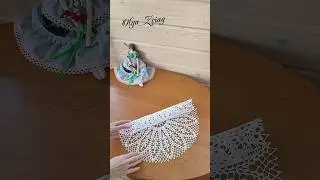 Круглая салфетка с рельефными элементамитами