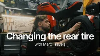 Verge TS Pro Rear Tire Change – Hubless Wheel Change Demo with Marc Travels