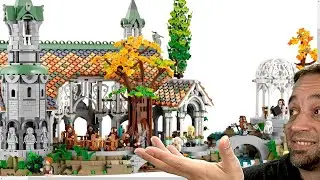 LEGO Lord of the Rings Rivendell full REVEAL! 6167 pieces, 15 minifigs, $500, new parts, beautiful!