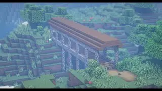 Minecraft: How to Build a simple bridge (Tutorial)