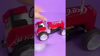 DIY Mini RC Tractor made with Soda Cans