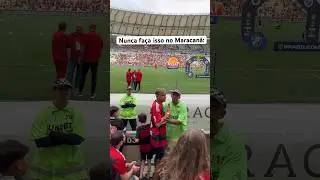 Jamais faça isso em um estádio de futebol 😳