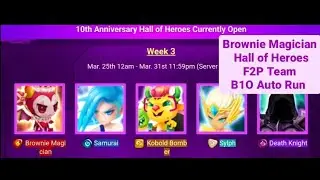 [Summoners War] SW Hall of Heroes Fire Brownie Magician A.K.A. Draco B10 | F2P Team | [Auto Run]