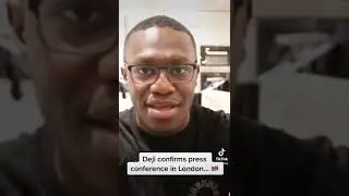 Deji Confirms press conference in LONDON against Mayweather… #shorts #youtubeboxing #deji #ksi