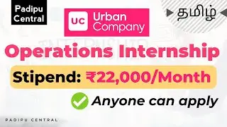Urban Company Operations Internship with Stipend
