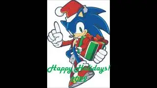 Sonic Wishing a Merry Christmas 2022