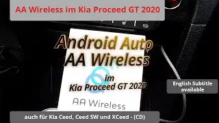 AA Wireless (Android Auto Wireless) in the Kia Proceed GT 2020