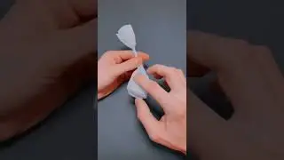 Роза из салфетки