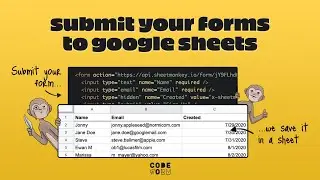 Learn How to Submit Form Data to Google Sheets in Minutes