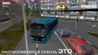 270124/Автобус НефАЗ-5299-40-52 041780•4 (кольцевой)•А/в Вяземский (OMSI 2-Окраина)\9860