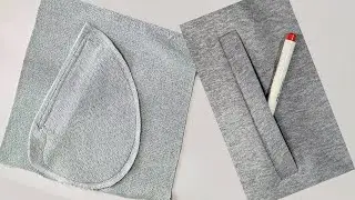 더 쉽고 빠르고 깔끔하게 만드는 웰트포켓 재봉방법/Welt pocket sewing method to make it easier, faster and neater
