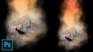 Fall from the sky - Photo Manipulation Tutorial Photoshop CC 2020