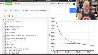 Calculating the location of Lagrange points L1 and L2
