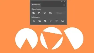 Como usar o pathfinder no illustrator em 2 minutos - Unir, cortar e mesclar - Tutorial fácil