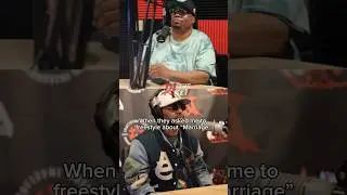 They asked me to freestyle about marriage and this happened 