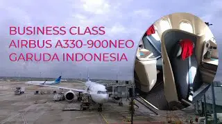 BUSINESS CLASS GARUDA INDONESIA AIRBUS A330-900NEO GA410 CGK-DPS (PK-GHE) - VLOG & REVIEW PESAWAT