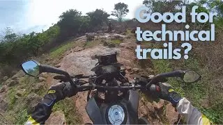Is KTM 390 Adv-X good for technical trails?