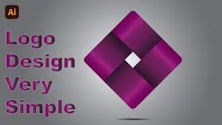 Logo Design in illustrator (Very Simple) Must Watch| illustrator tutorial 2024