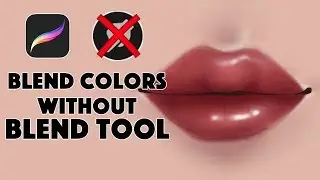 Blend Colors Without Using The BLEND TOOL | Procreate Tutorial 🔥🤯😍