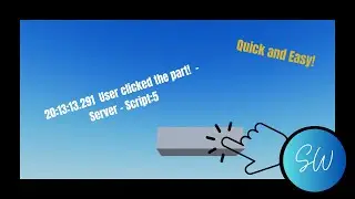How to Make a Part Detect Clicks in Roblox Studio (Beginner Tutorial)