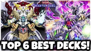 TOP 6 BEST DECKS in MASTER DUEL!