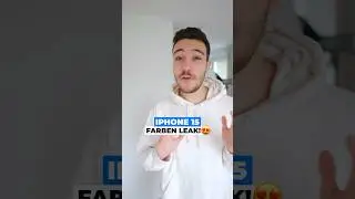 FARBEN VOM IPHONE 15 GELEAKED!😍 | 