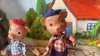 Pinky & Perky (vintage coin operated) Puppet Machine