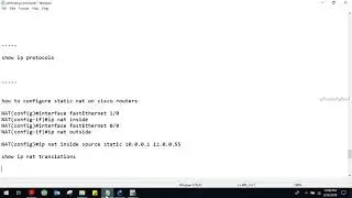 CCNA  cisco router static nat configuration example BEST practices