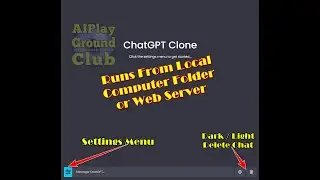 OpenAi ChatGPT Clone HTML & JavaScript Source Code