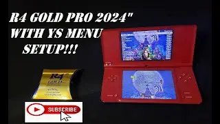 How to Setup the R4 Gold Pro 2024 card with Ys Menu!