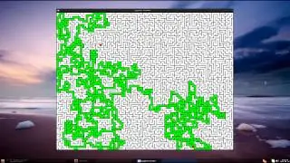 Random Maze Generation And Resolution with Python