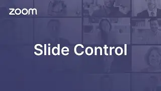 Slide Control for Zoom Meetings and Webinars