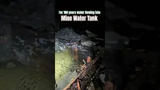 Mine Water Tank 100 years water flows in and out #mines #artifacts #history #mining #water #uk