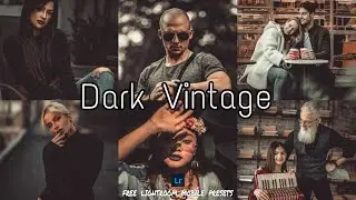 Dark Vintage Presets - Lightroom Mobile Presets DNG | Vintage Preset | Retro Preset | Preset Vintage