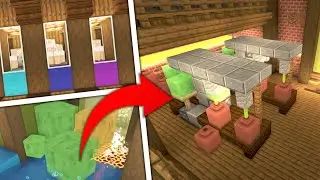 I Built Cozy Interiors in Minecraft Hardcore