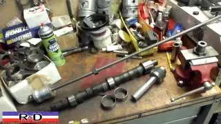 Pulling Cam Bearings into Place with Acme All Thread Rod