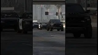 Ram TRX LAUNCH WHEELIE WHILE HAVING 2 COPS BEHIND HIM!!!!