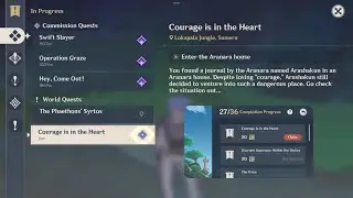 Genshin Impact || Courage is in the Heart Quest