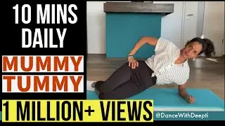 DWD#51 | 10mins Flat Belly Workout | Mummy Tummy workout 