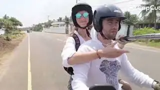 Наш отдых на Шри-Ланке глазами Елены 🤓 Сколько ярких моментов за 30 секунд 🤩🕑🏖️🏄‍♂️☀️🏯🛺