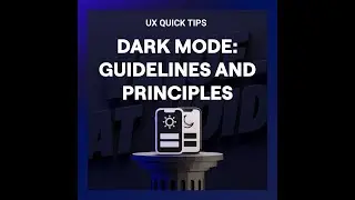 Dark Mode: Guidelines and Principles | UX Design Tips 
