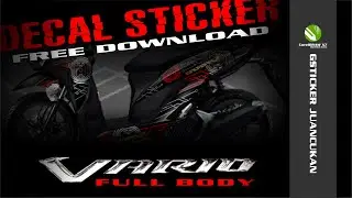 SPECIAL VARIO FULL BODY DECAL STICKER | FREE DOWNLOAD FULL SET