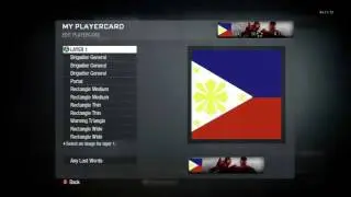 CALL OF DUTY BLACK OPS : PHILIPPINES FLAG EMBLEM